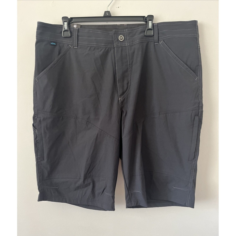 Kuhl Renegade Shorts Mens 40 Koal Outdoor Hiking Camping Travel Activewear